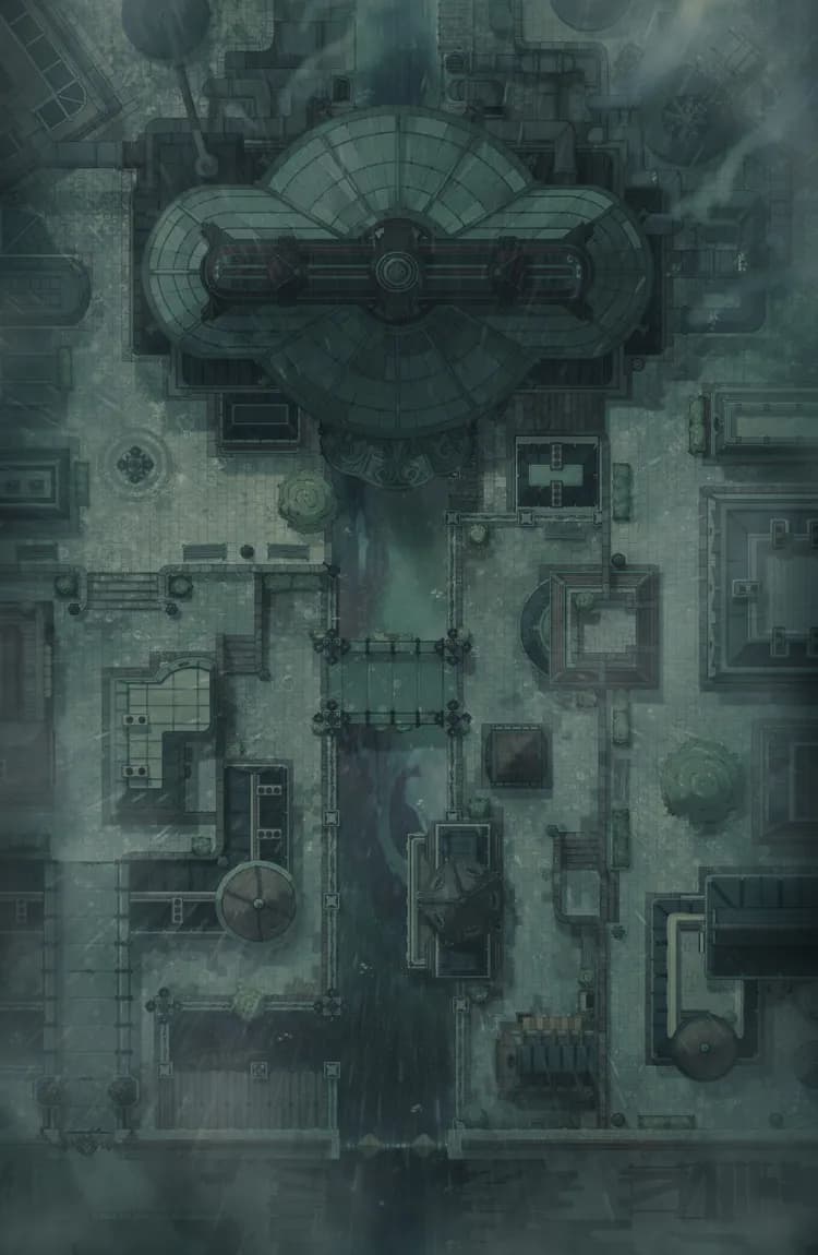 Alchemy District map, Rain variant