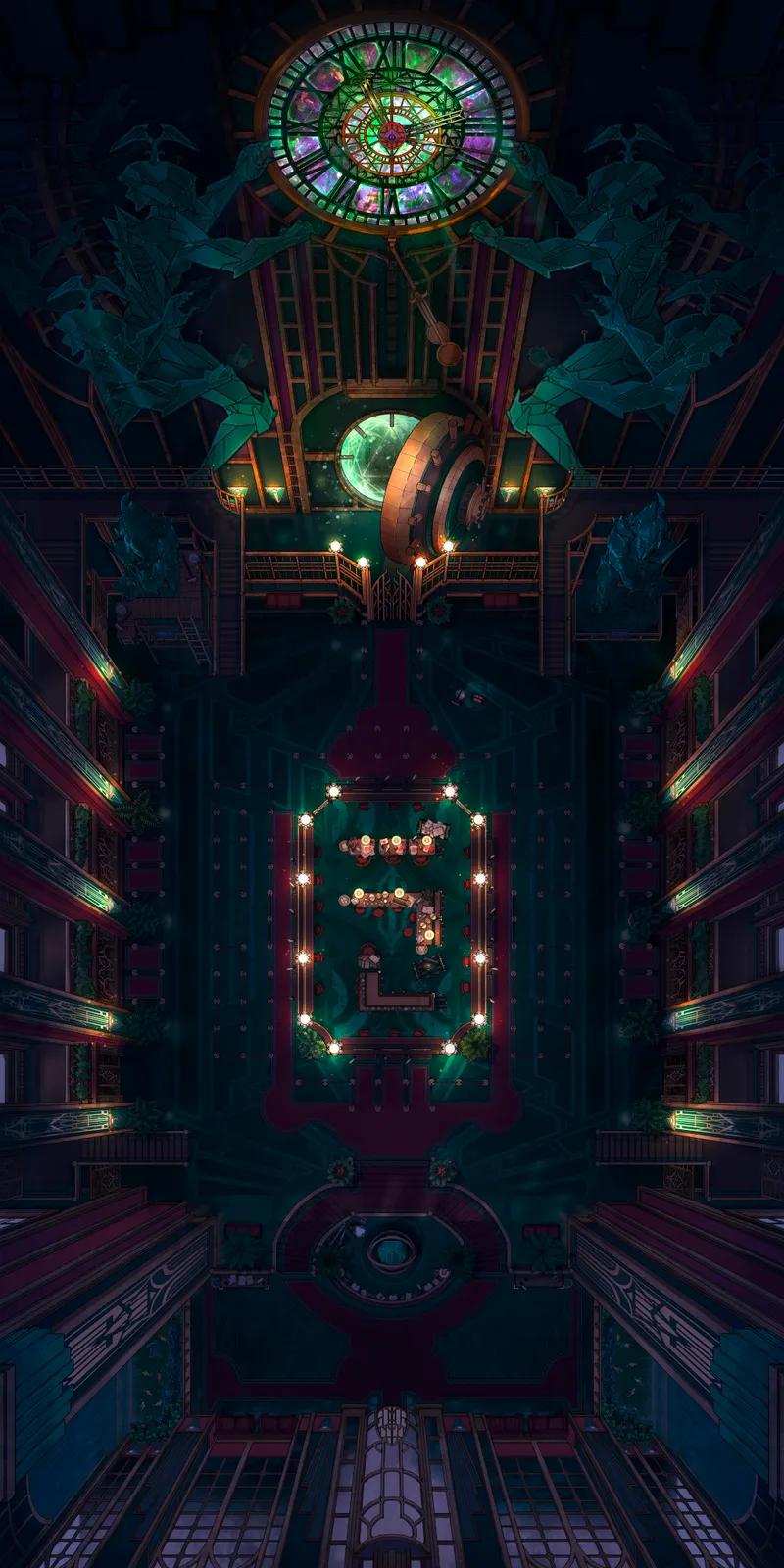 Wizard Vault map, Original Night Open variant