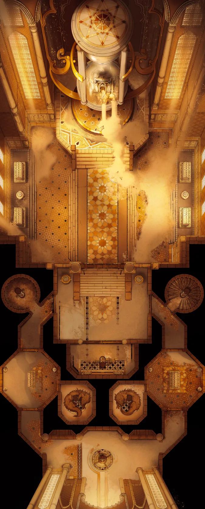 Tomb of Sand Interior map, Midas Touch variant