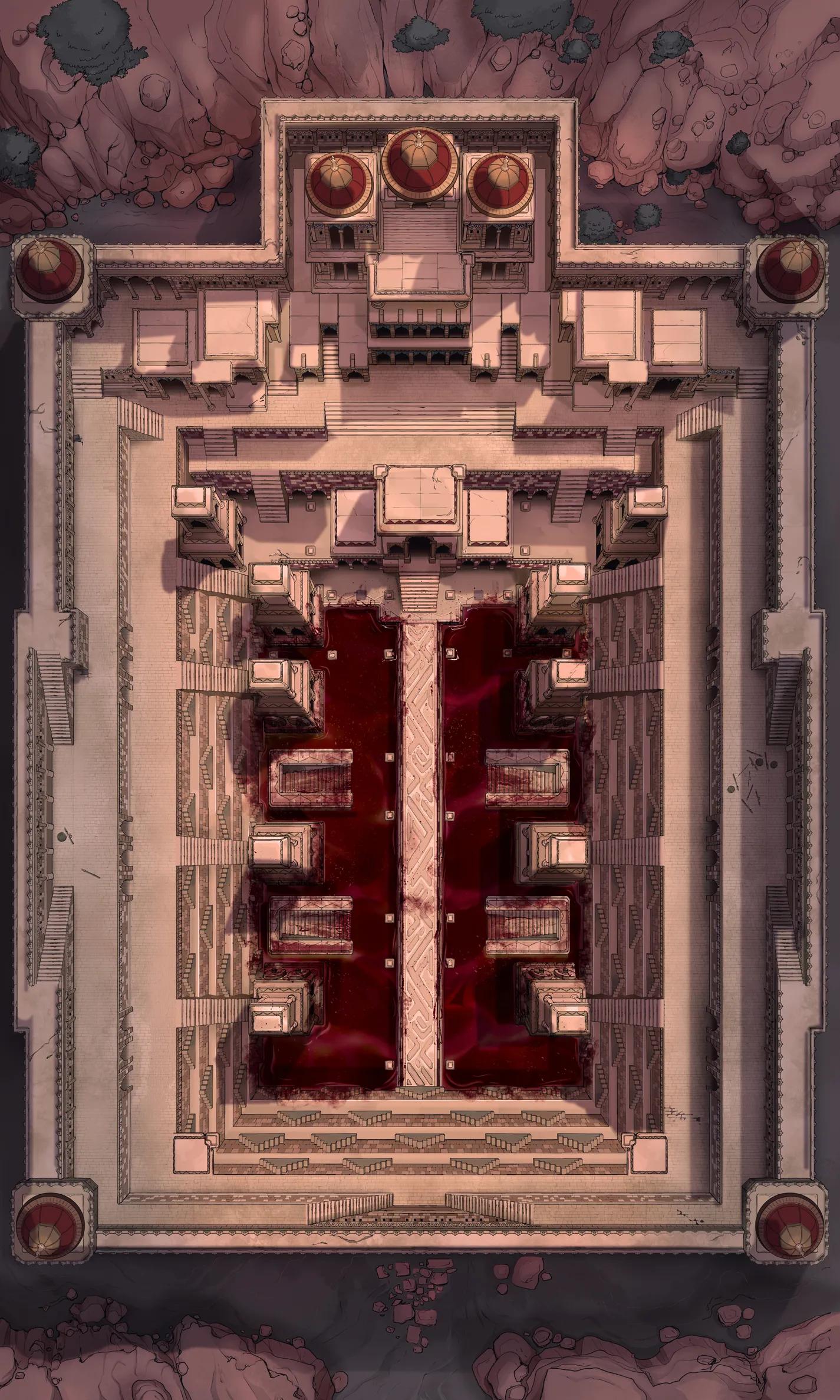 Ancient Stepwell map, Bloodwell variant