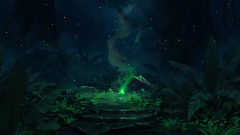 Cloud Forest Camp map, Ritual variant