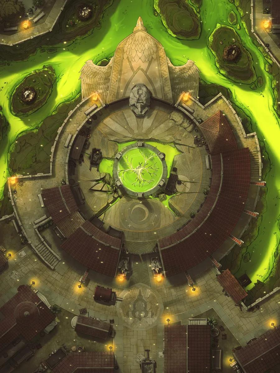 Hippogriff Postal Centre Exterior map, Toxic variant