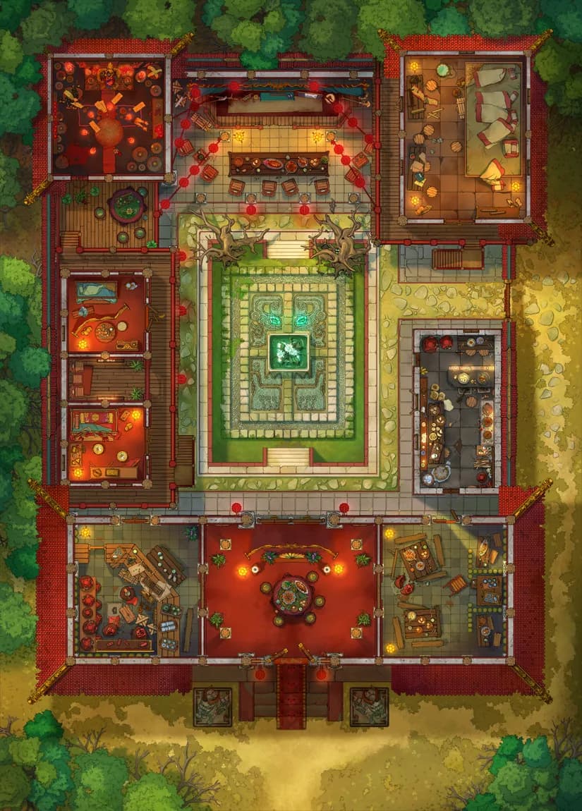 Wuxia Tavern map, Original Day variant