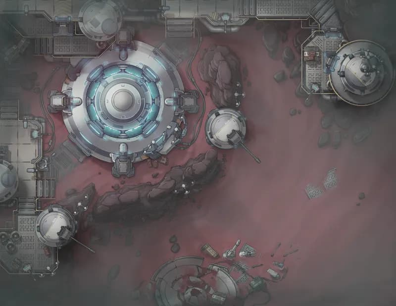 Desert Compound map, Fog variant