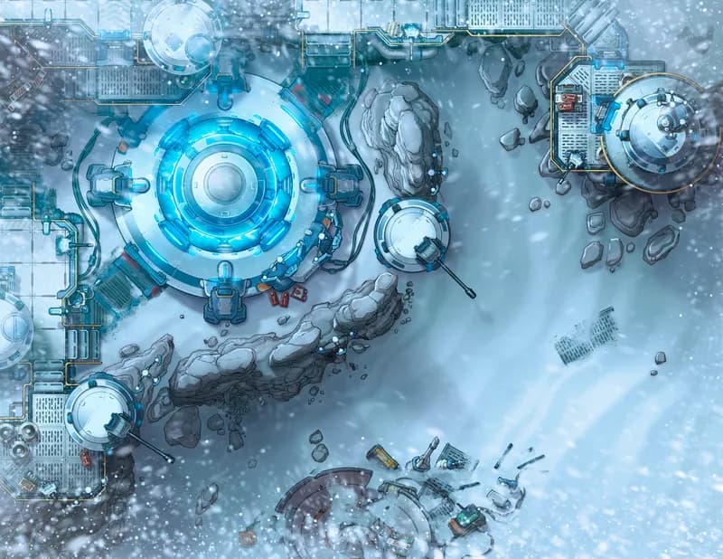 Desert Compound map, Blizzard variant
