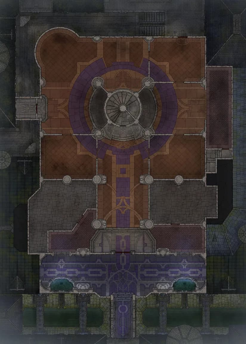 Calefactory map, Empty variant