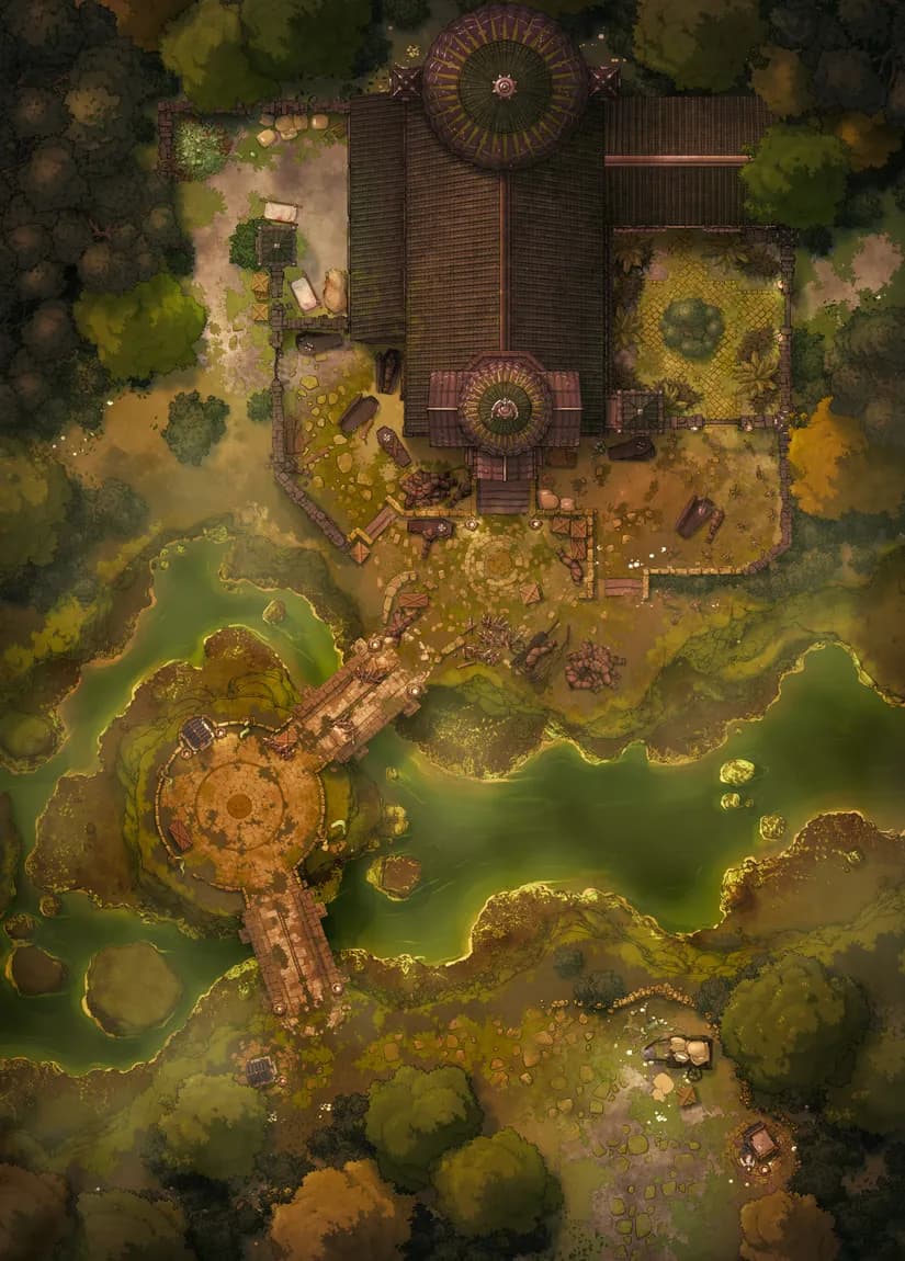 Celestial Chapel map, Toxic River variant