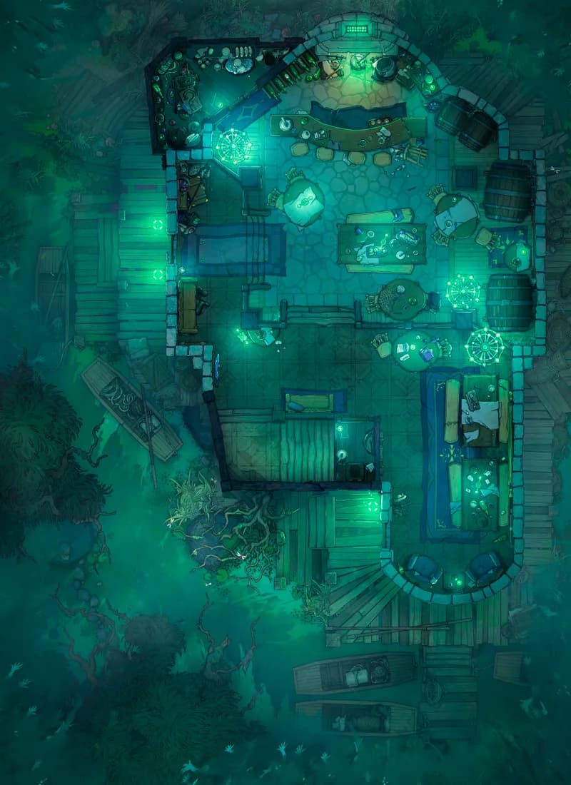 Eeler's Inn map, Haunted variant