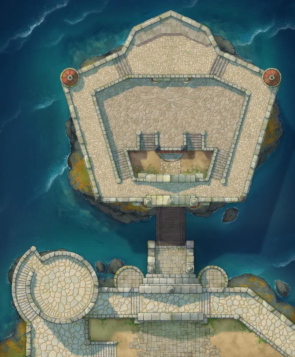 Fortress Prison map, Empty variant