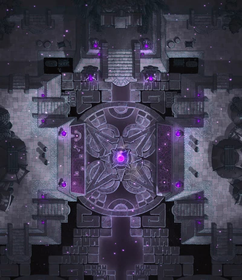 Sacred Ballcourt map, Realm of Shadow variant