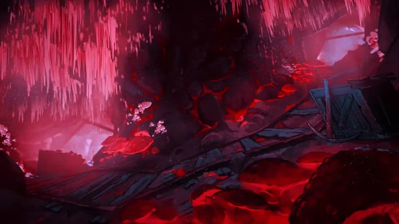 Mushroom Infested Mines map, Red variant