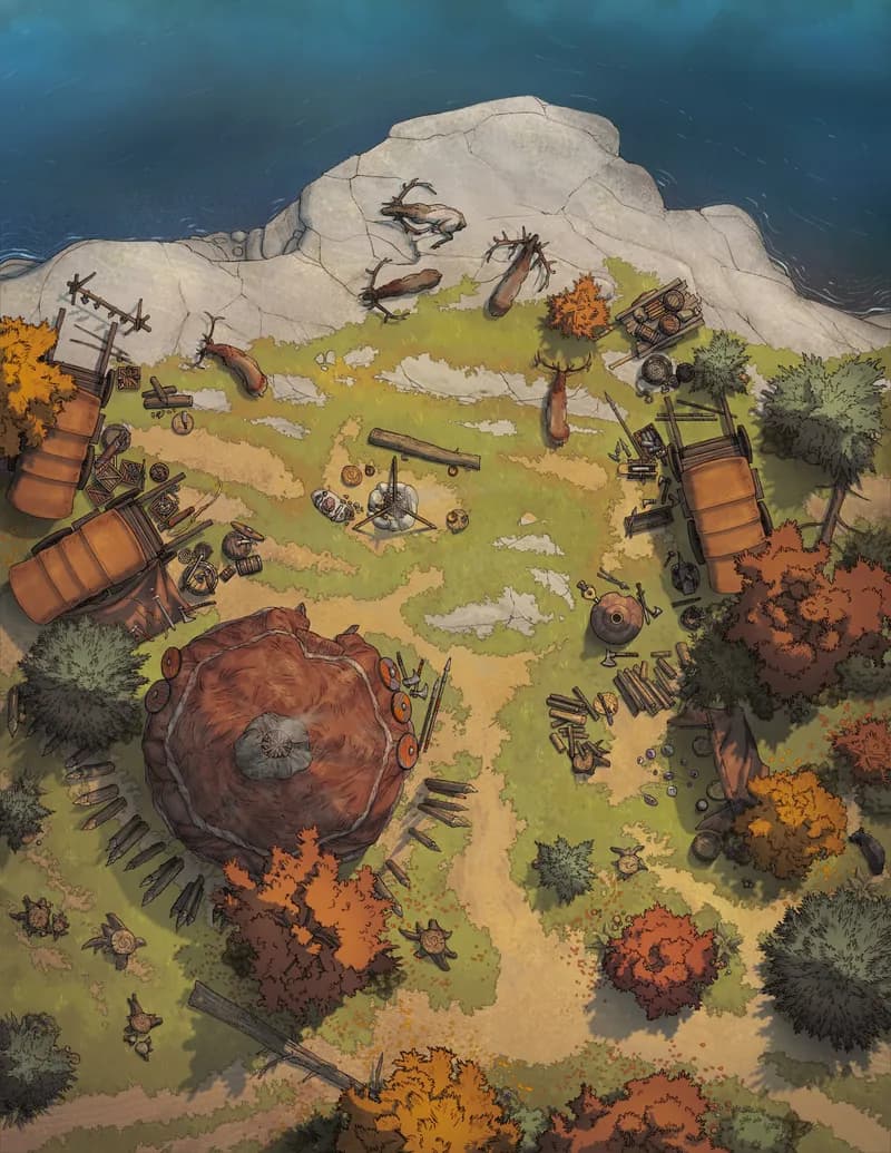 Lakeside Respite map, Autumn variant