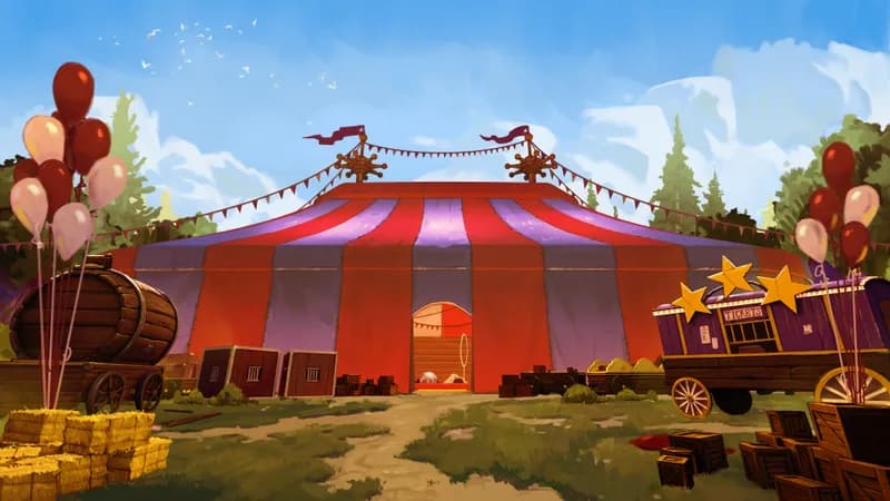 Travelling Circus map, Original Day variant