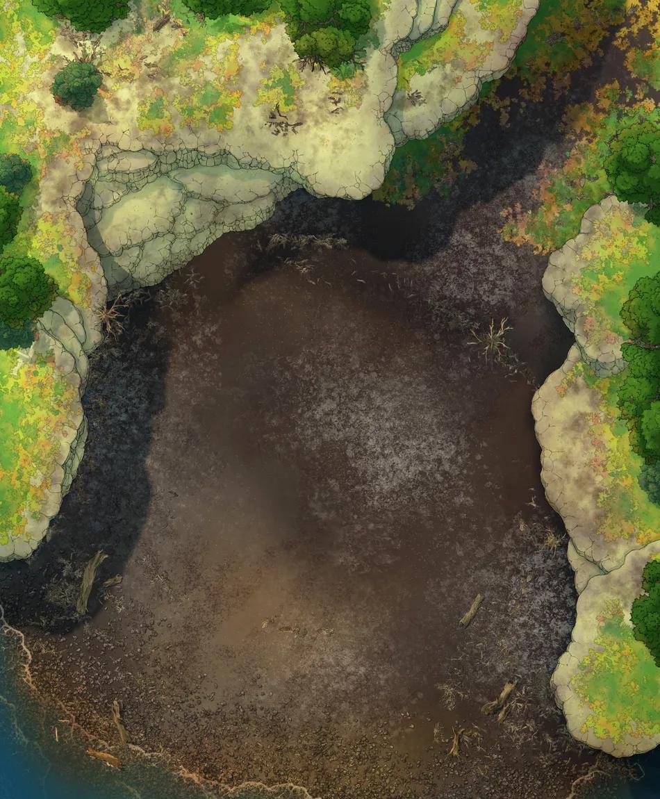 Dragon Enclosure map, Natural Day variant