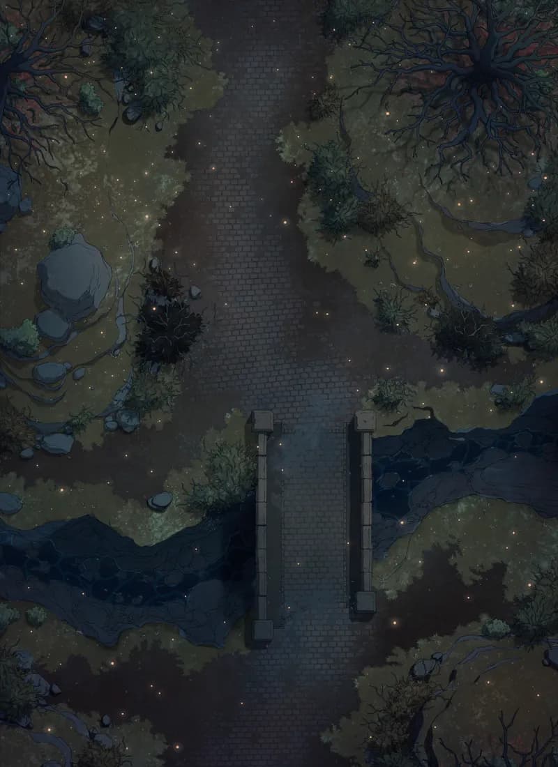 Battlefield Bridge Blockade map, Natural Night variant