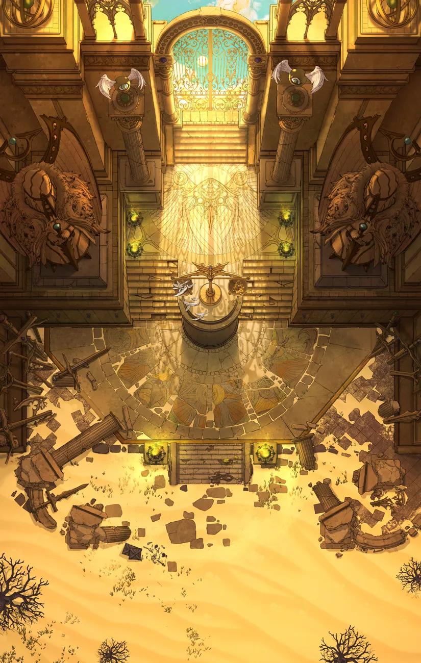 Gate of Angels map, Desert variant