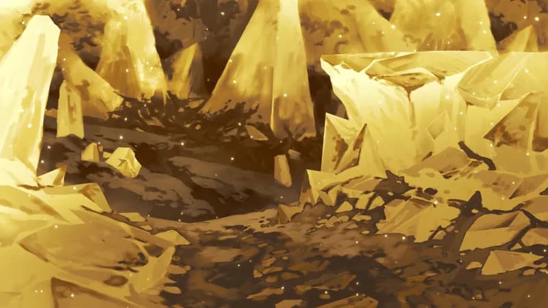 Megalith Gate map, Crystal Valley Gold variant