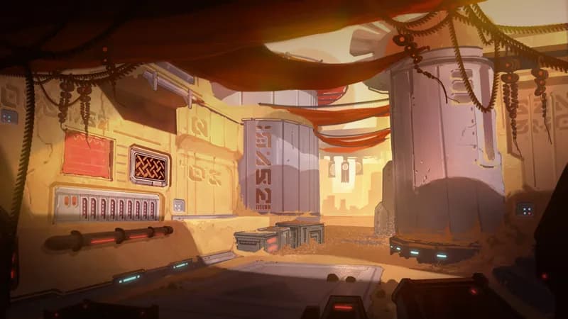Desert City Gates map, Original Day variant