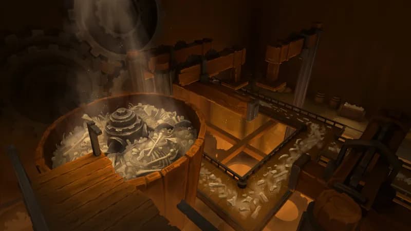 Bone Mill Interior map, Original Day variant