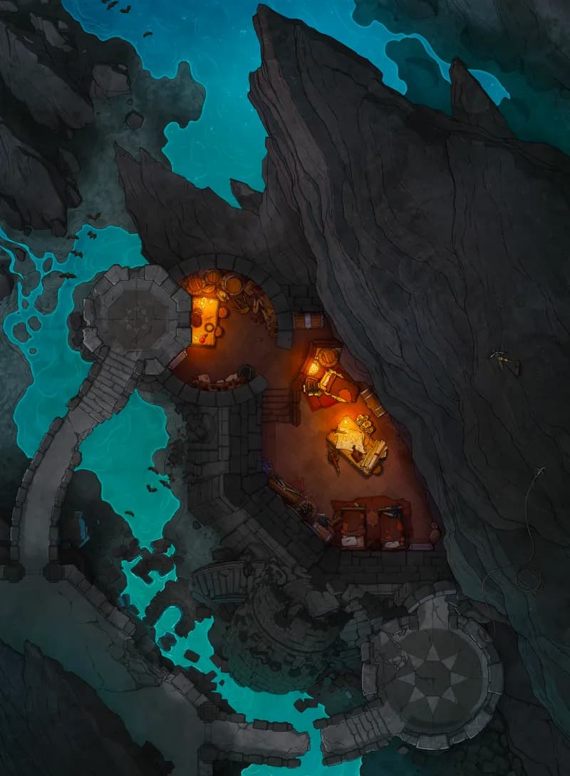 Dragonlands Fort map, Water variant