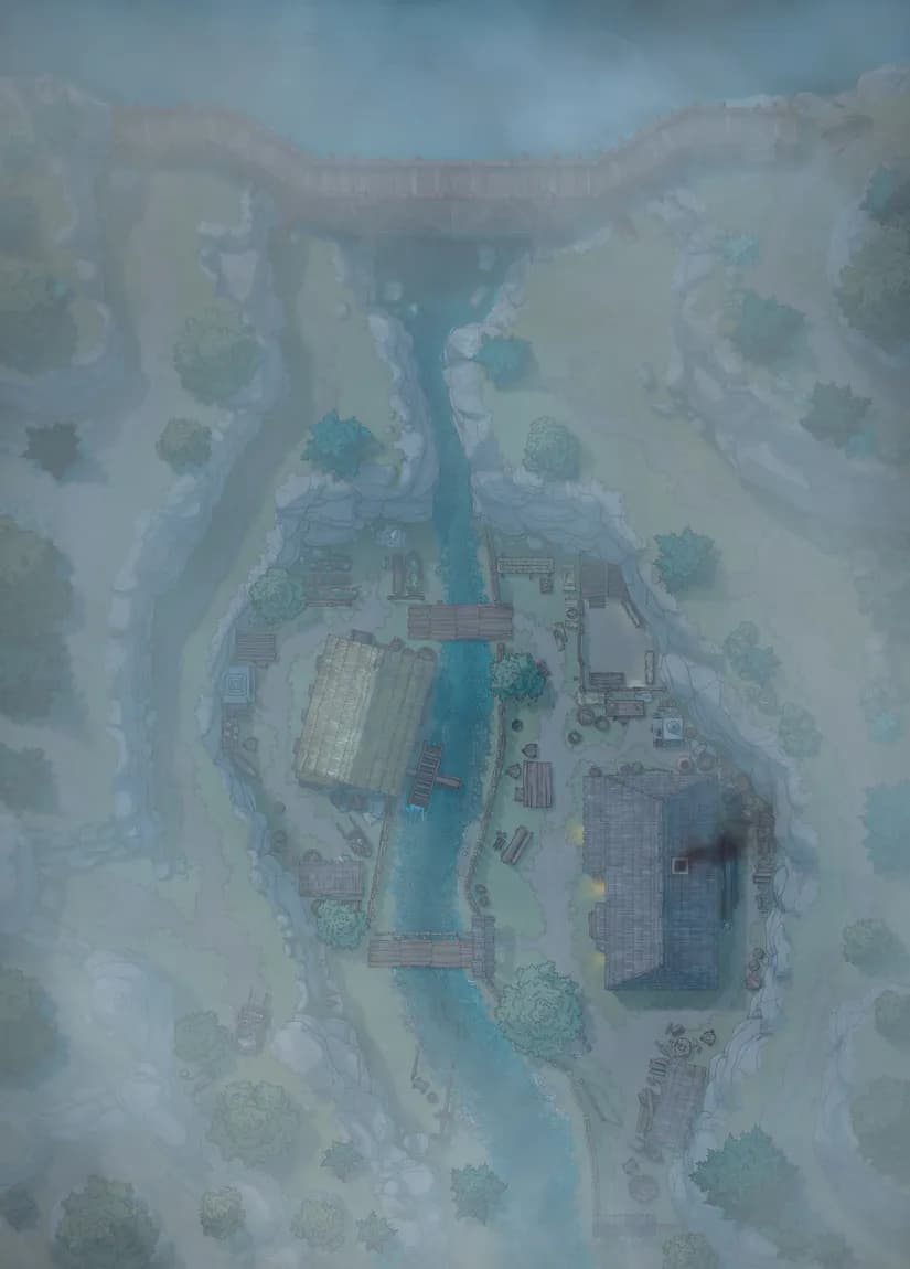 Riverside Mill map, Fog variant