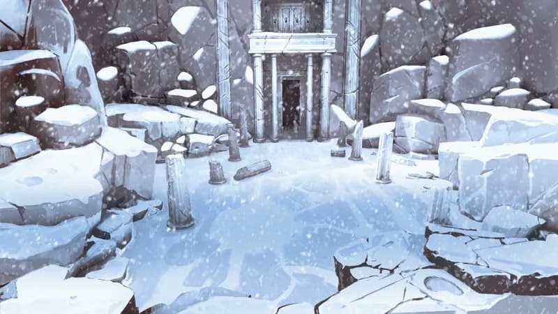 Blue Dragon Lair map, Winter variant