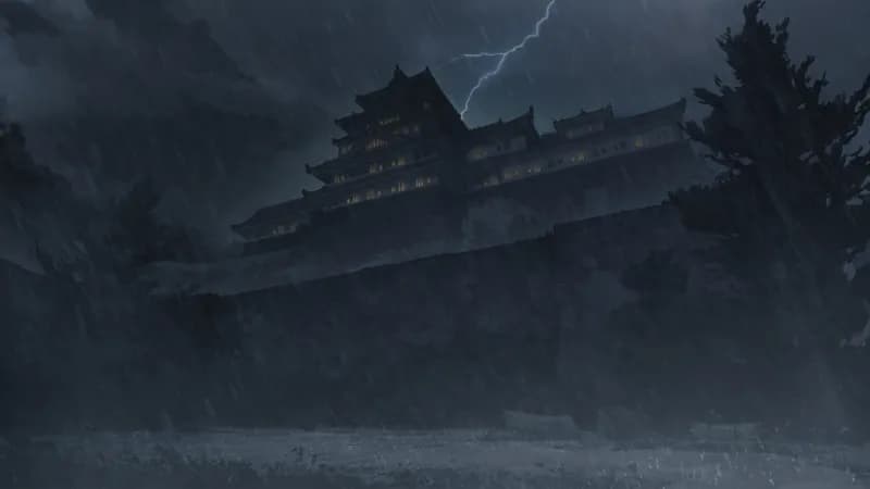 Japanese Castle map, Rain variant