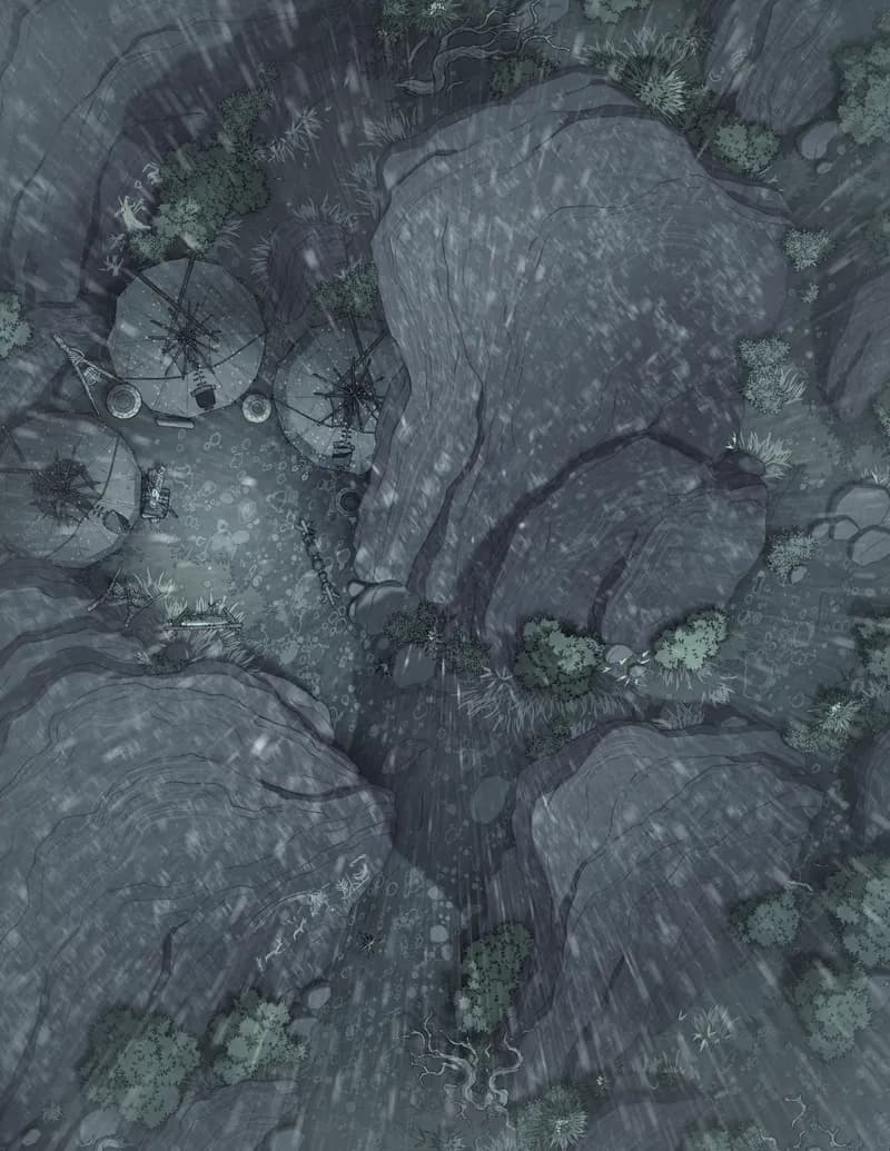Garden of the Gods map, Rain variant
