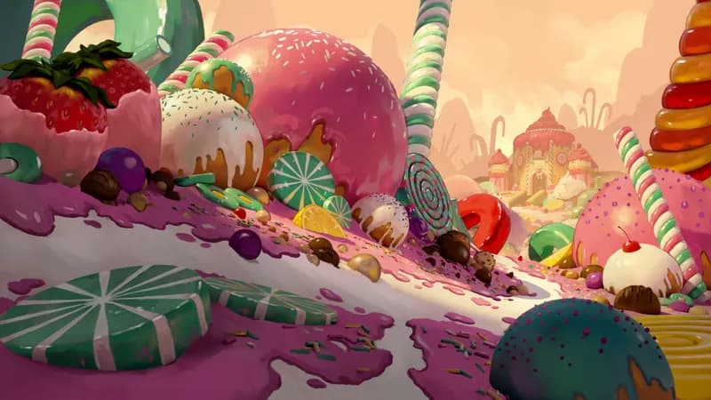 Candy Castle map, Original Day variant