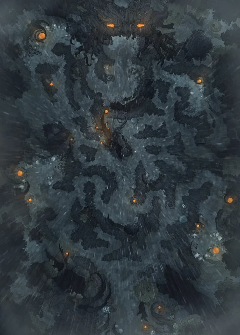 Haunted Hollow map, Rain variant