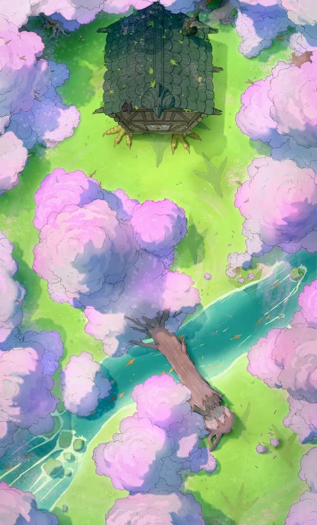 Baba Yaga's Domain map, Spring variant