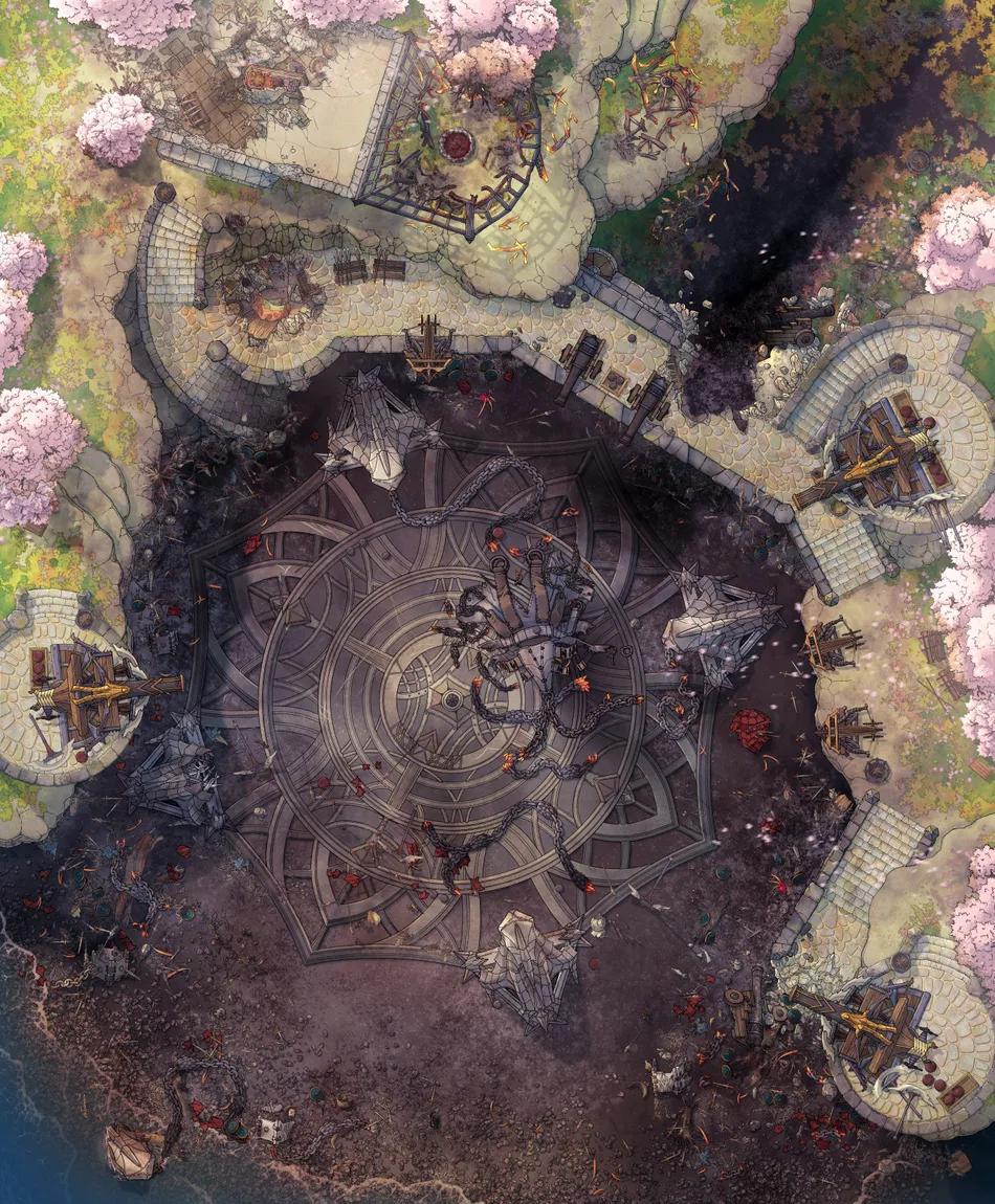 Dragon Enclosure map, Spring variant