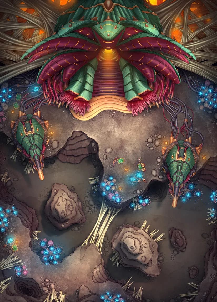 Alien Hive Entrance map, Original Day variant