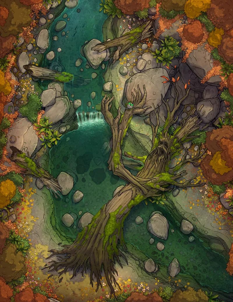 Treant Falls map, Original Day variant