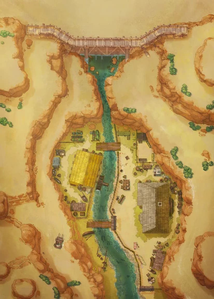 Riverside Mill map, Desert variant