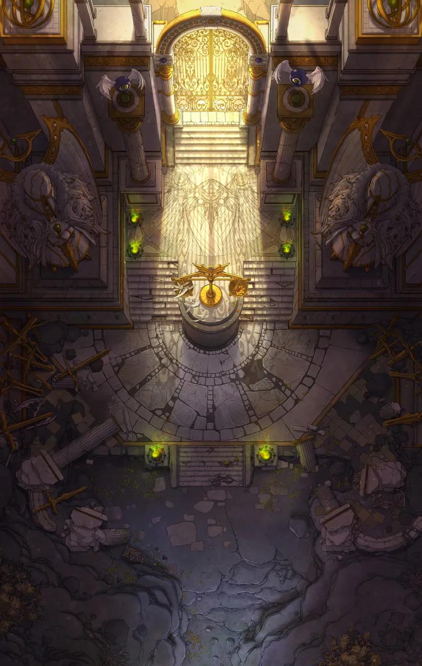 Gate of Angels map, Original Day variant