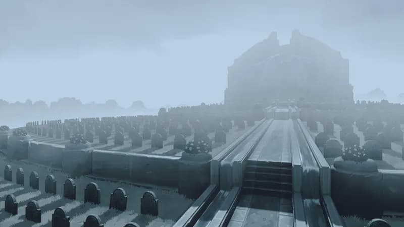 Imperial Graveyard map, Fog variant