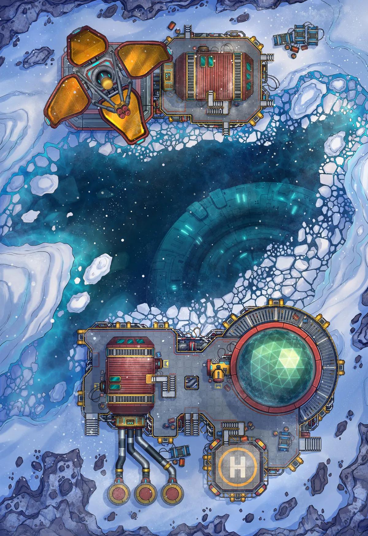 Arctic Institute map, Original Day variant