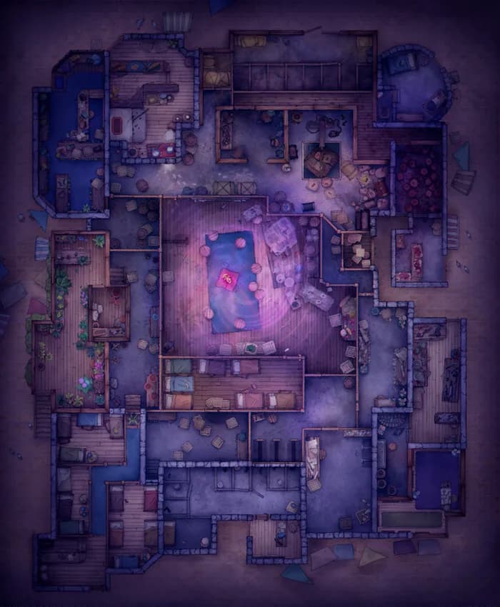 Thieves Guild Hideout map, Cursed Relic variant