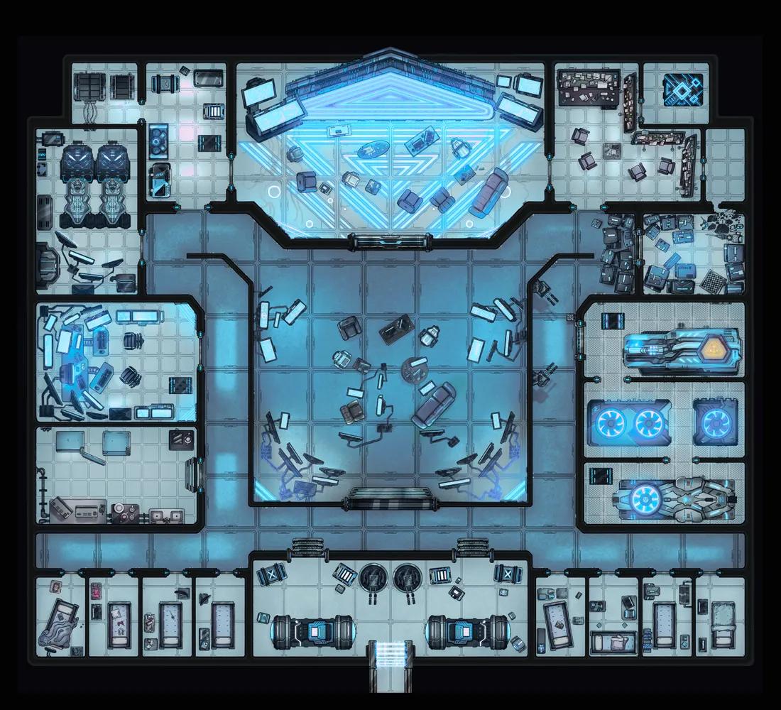 Hacker Base map, Corporation variant