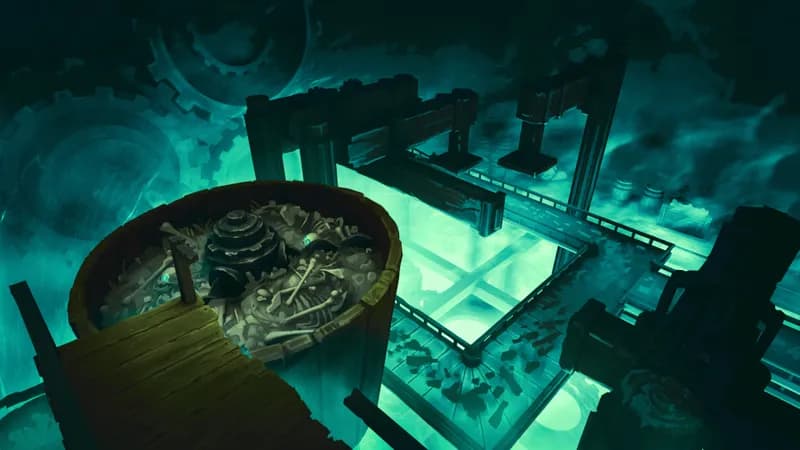 Bone Mill Interior map, Haunted variant