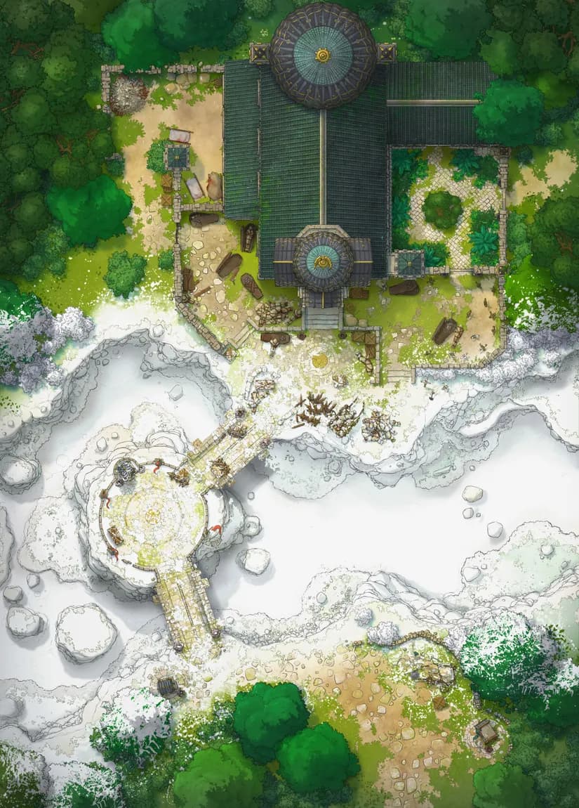 Celestial Chapel map, River of Erasure variant