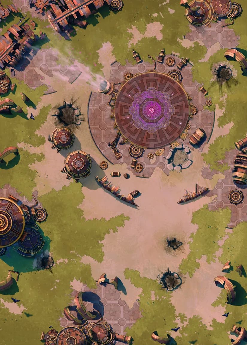 Gnome Minefield map, Teleportation Pad variant