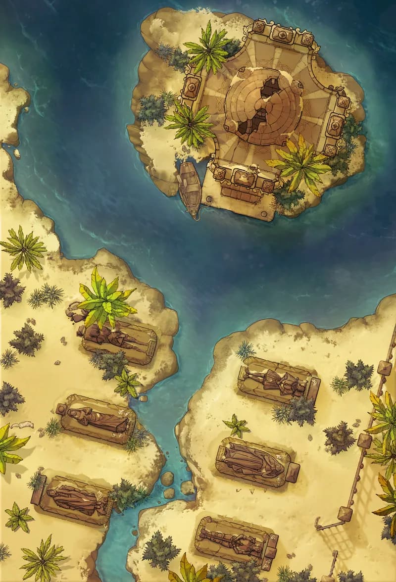 Frozen Tombs map, Desert variant