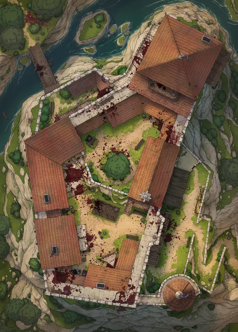 Island Toll Castle map, Massacre variant
