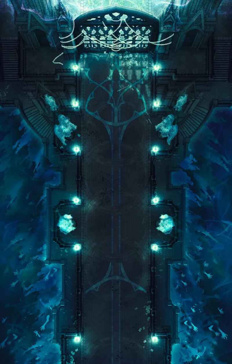Processional Avenue map, Undead Gate variant