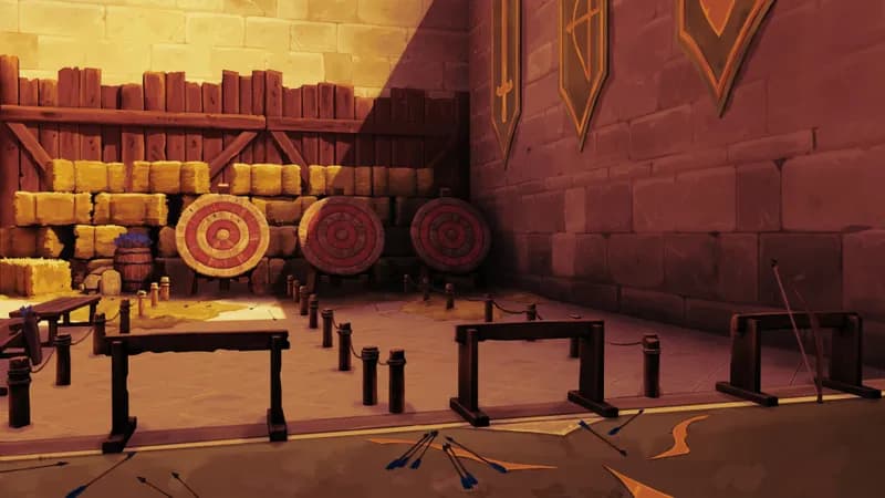 Palace Guard Chambers map, Sunset variant