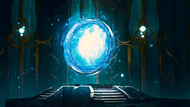 Ancient Tech Treasury map, Portal variant