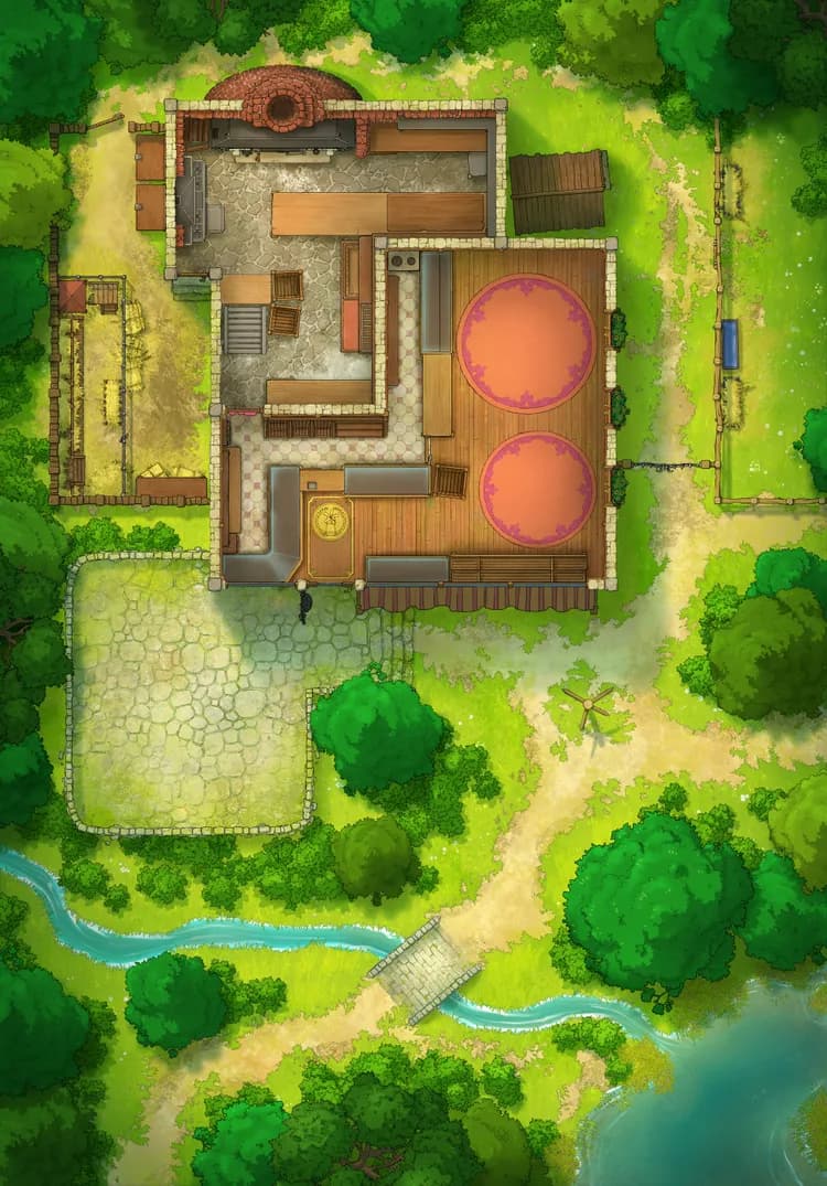 Village Bakery map, Empty Day variant