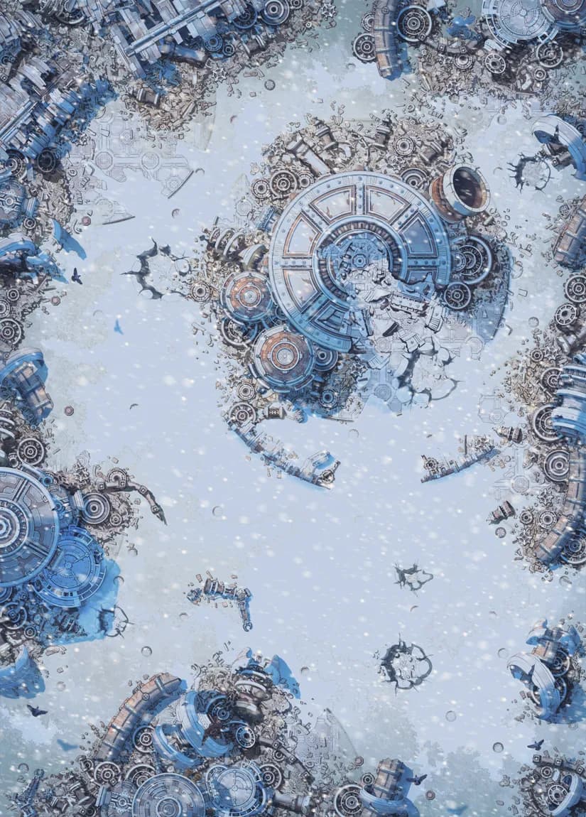 Gnome Minefield map, Winter variant